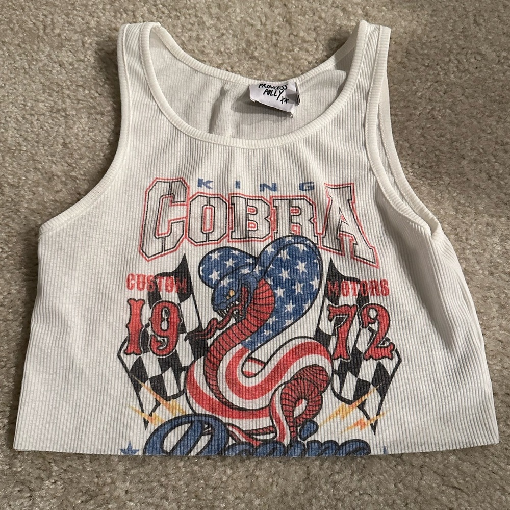 Princess Polly King Cobra Crop Top SIZE 4 - Picture 3 of 3